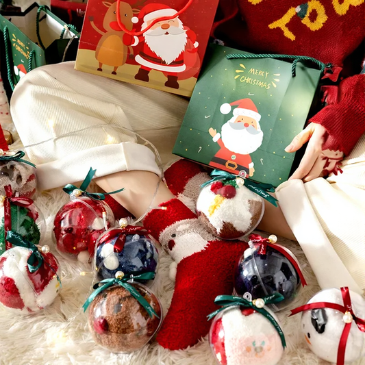 SantaSnuggle™ Plush Ball Socks