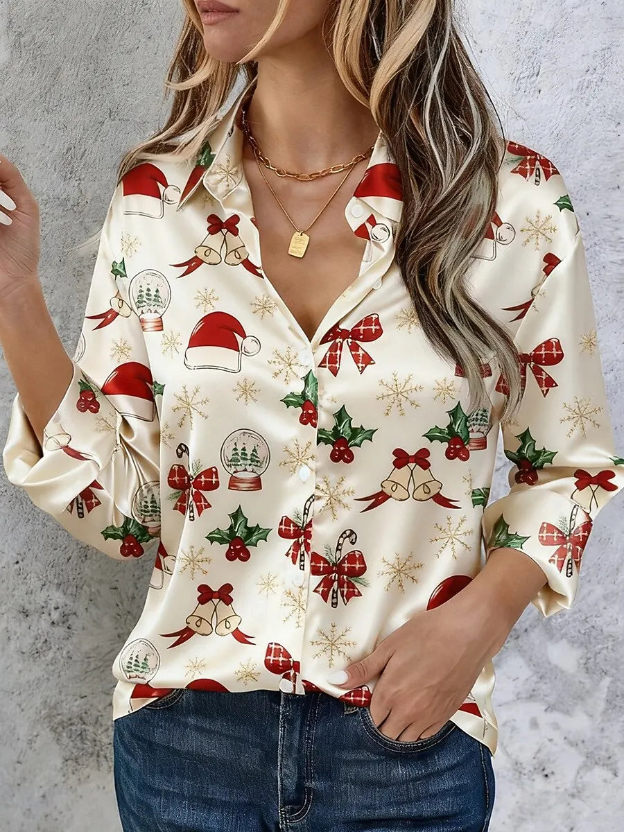 SantaChic™ Holiday Blouse