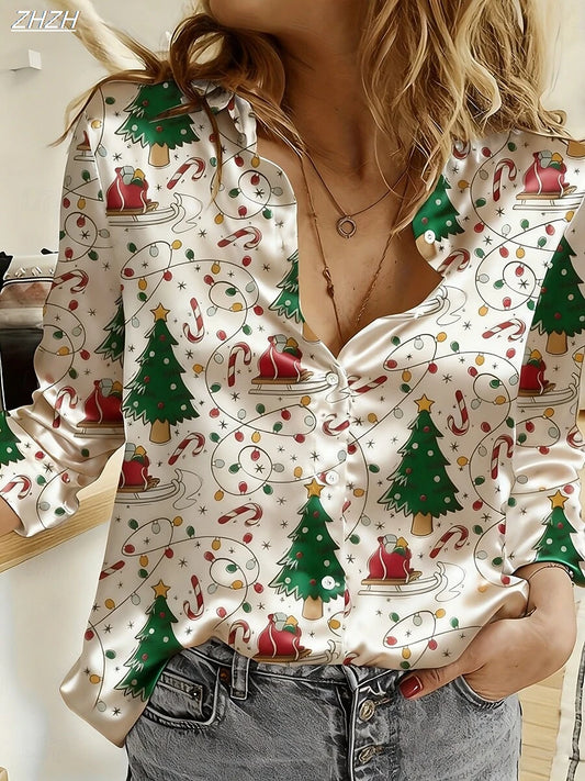 SantaChic™ Holiday Blouse