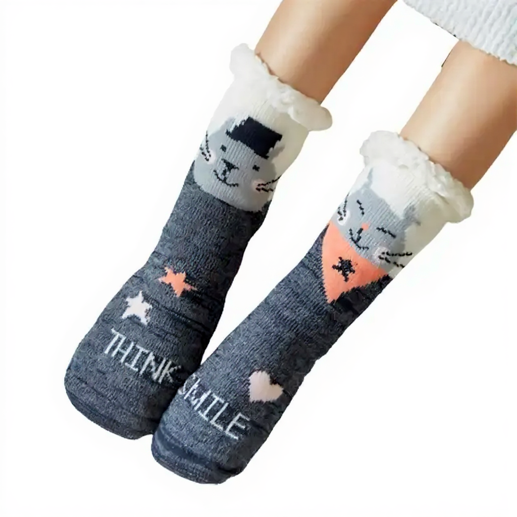 Holiday Plush Comfort Socks
