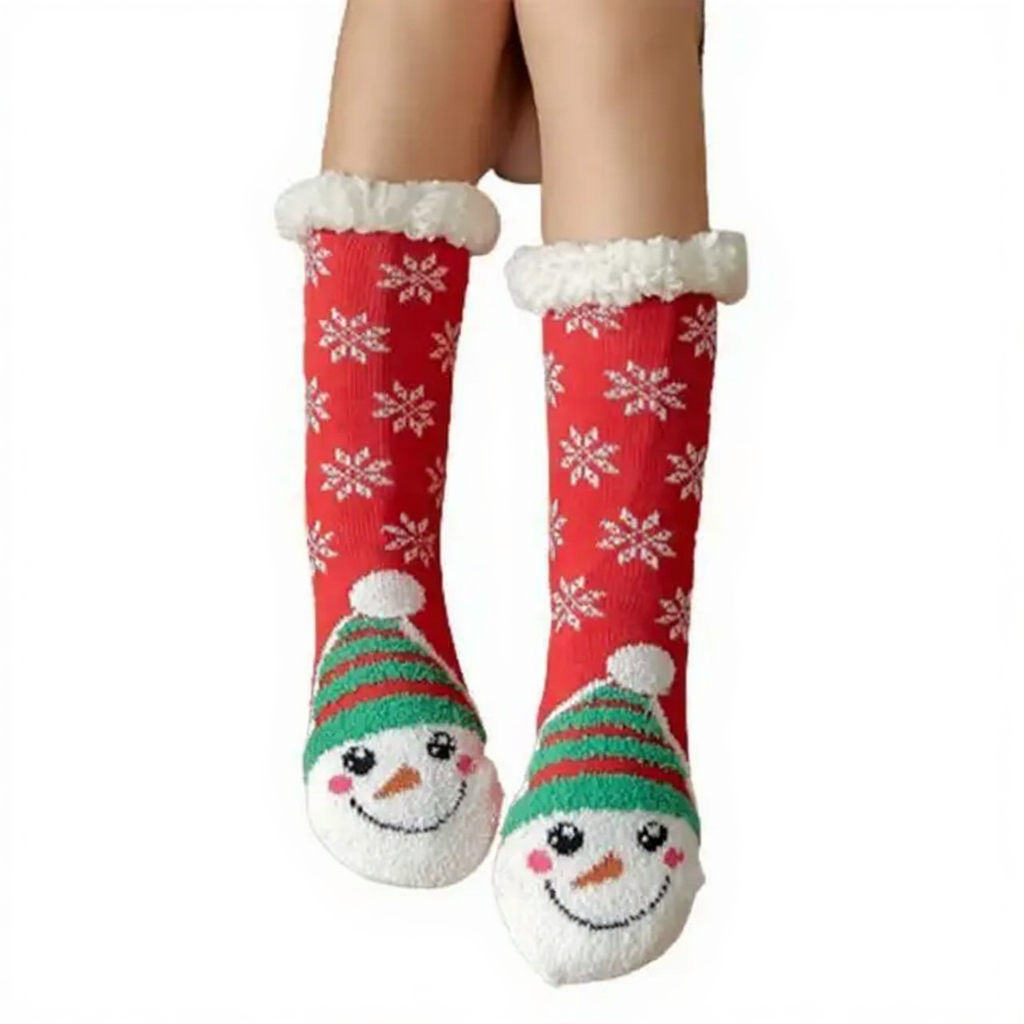 Holiday Plush Comfort Socks