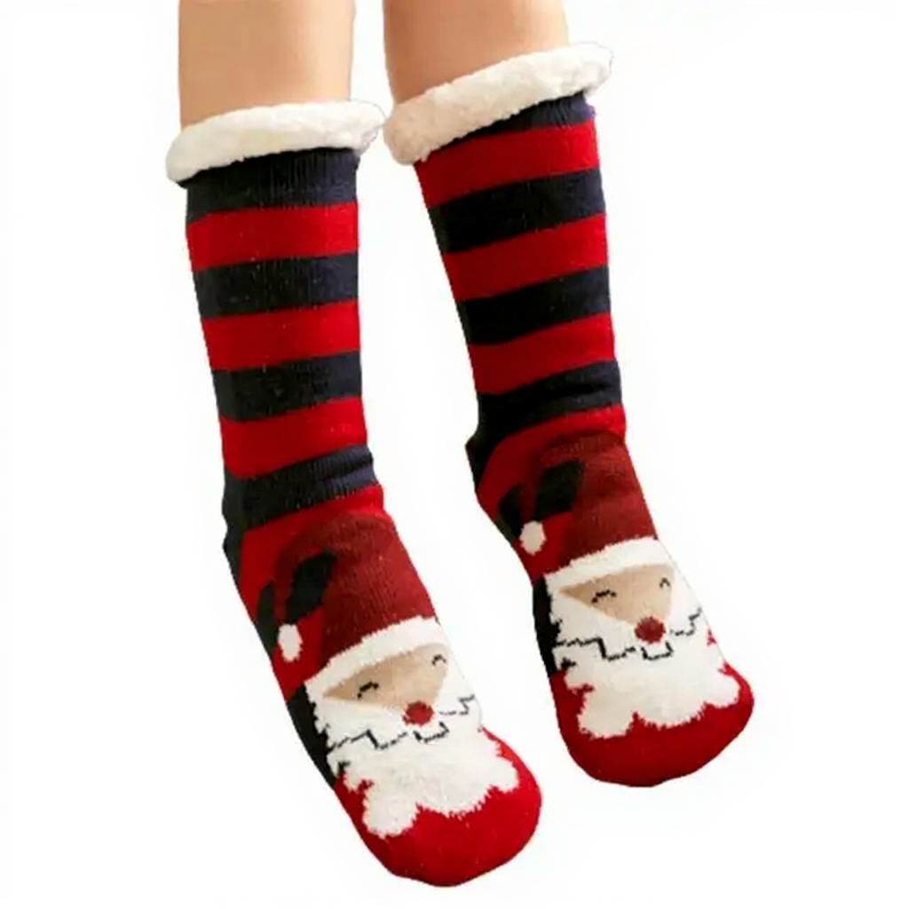 Holiday Plush Comfort Socks