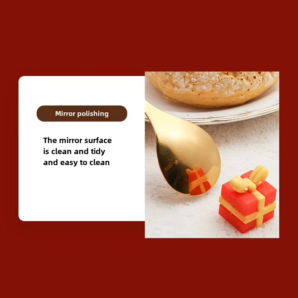 Golden Joy™ Christmas Spoon & Fork Set