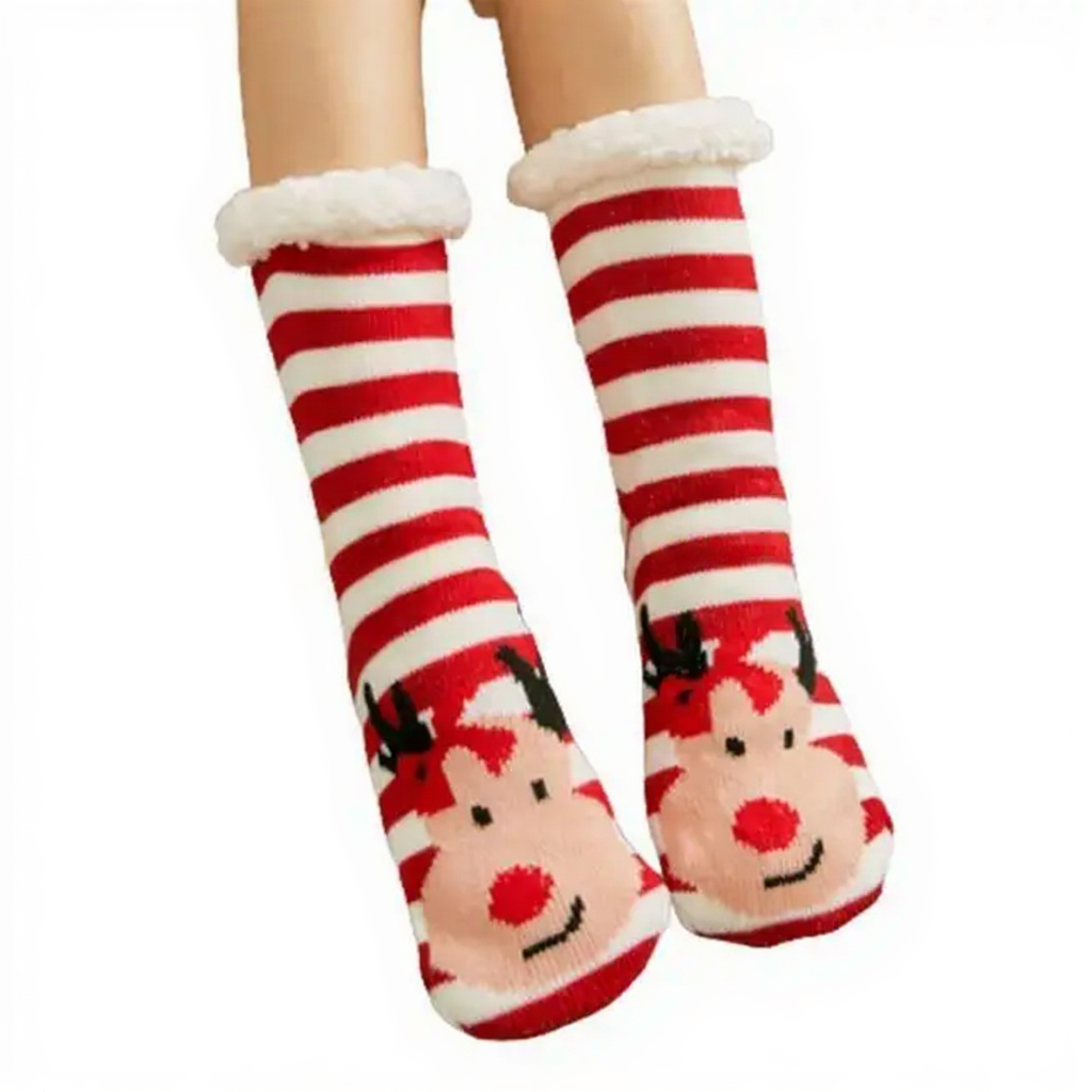 Holiday Plush Comfort Socks