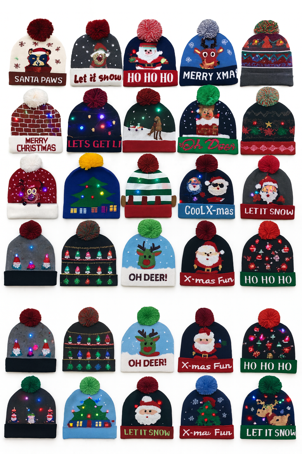 GlowMerry Christmas Beanie
