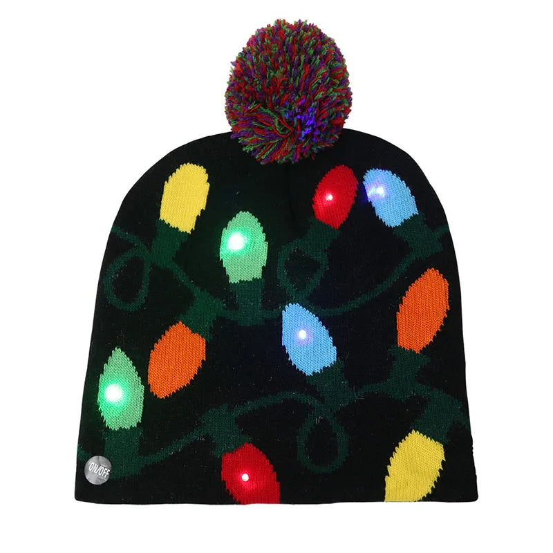 GlowMerry Christmas Beanie