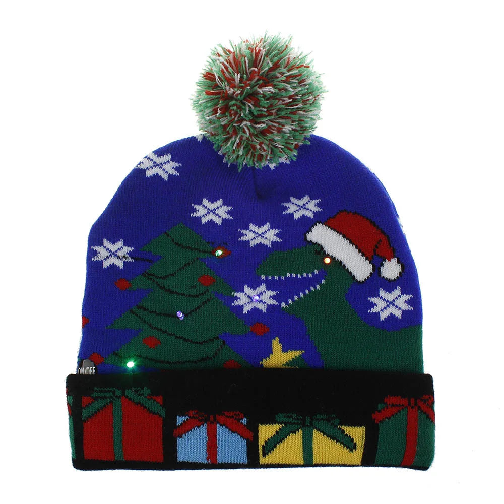 GlowMerry Christmas Beanie