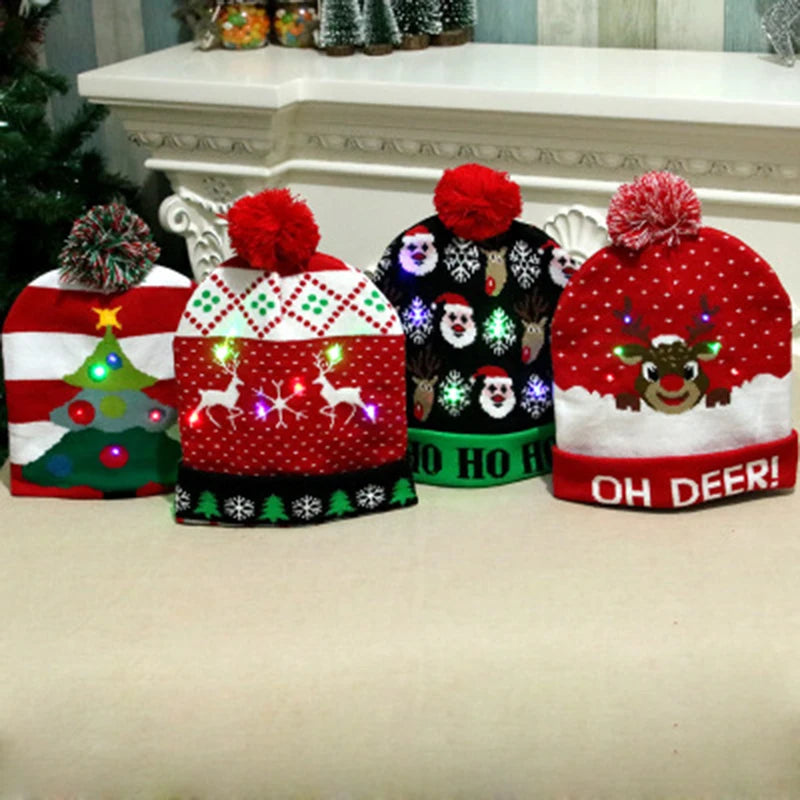 GlowMerry Christmas Beanie