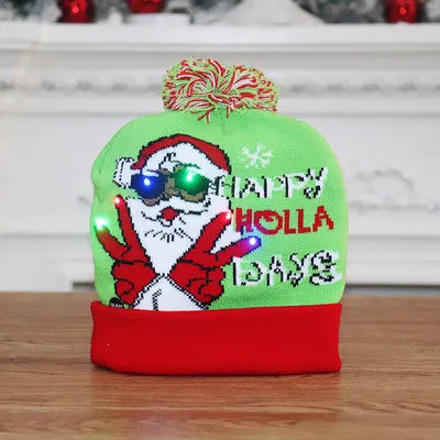GlowMerry Christmas Beanie