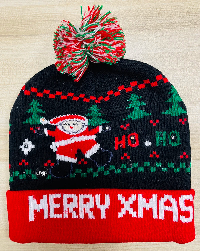 GlowMerry Christmas Beanie