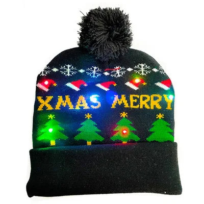 GlowMerry Christmas Beanie