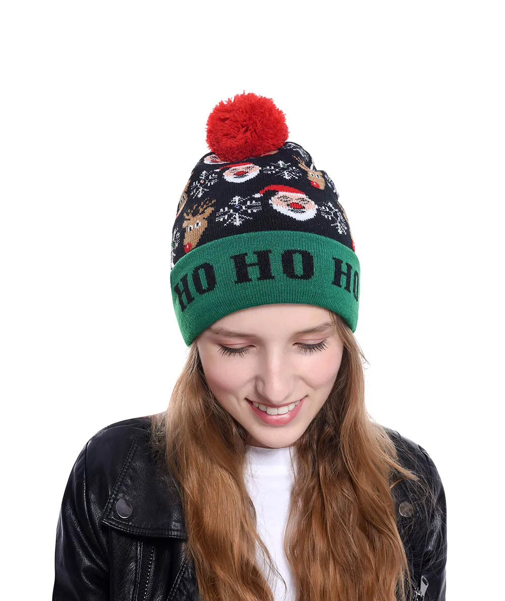 GlowMerry Christmas Beanie