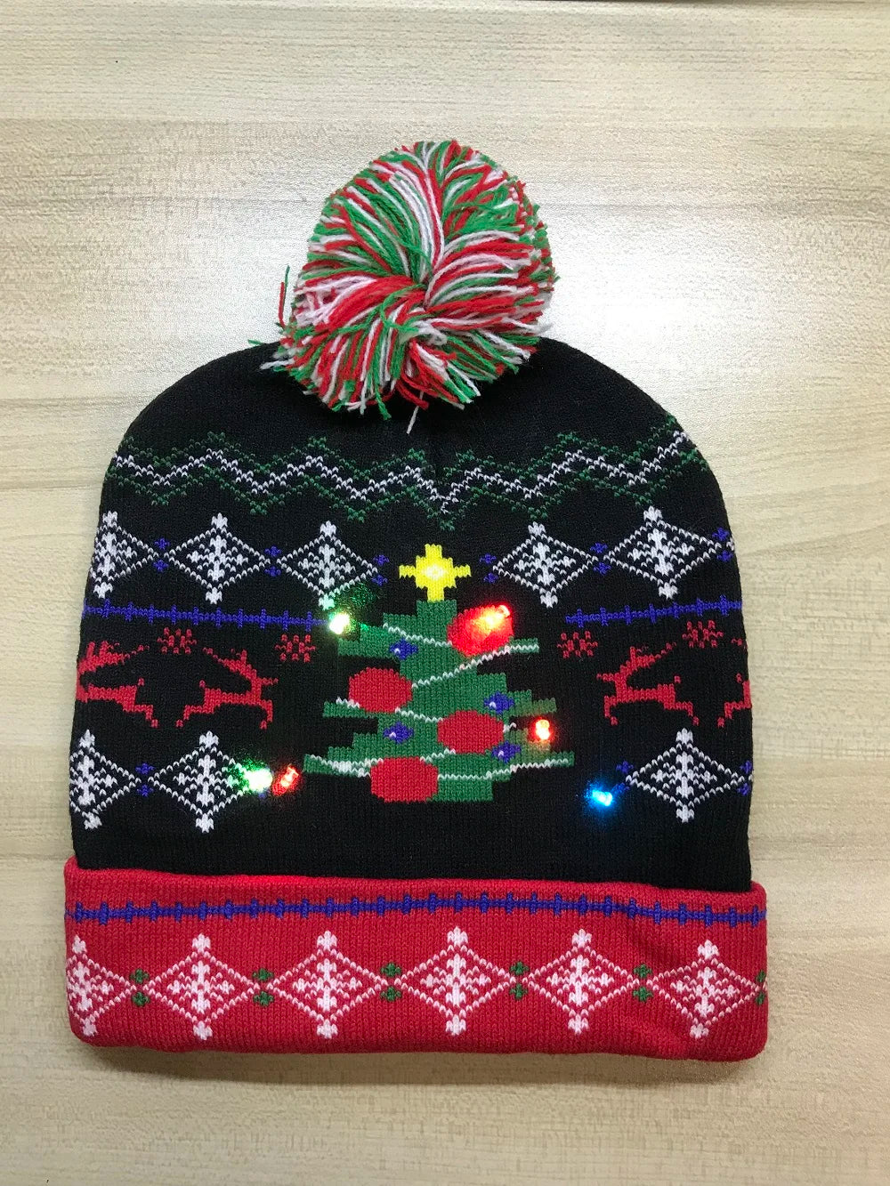 GlowMerry Christmas Beanie