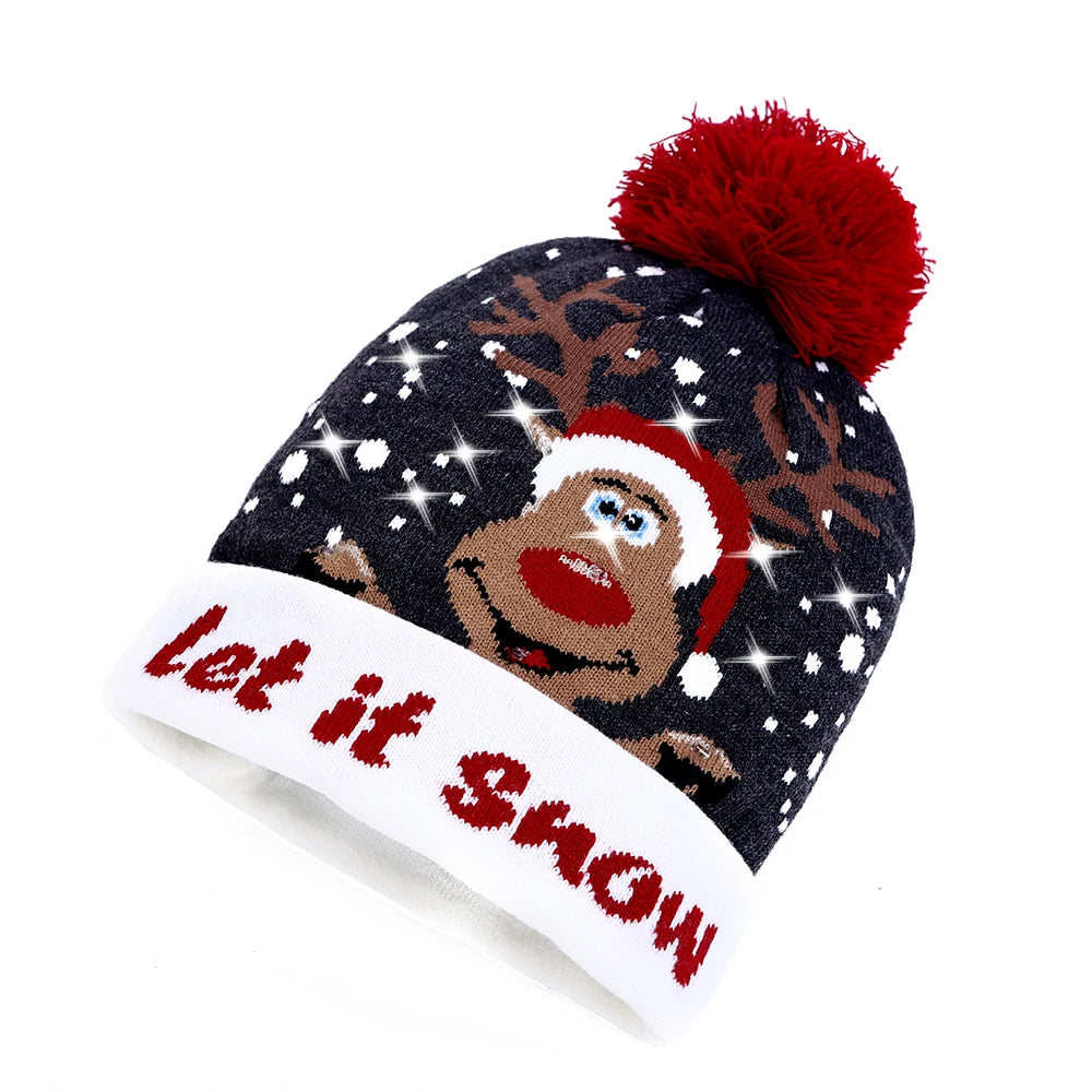 GlowMerry Christmas Beanie