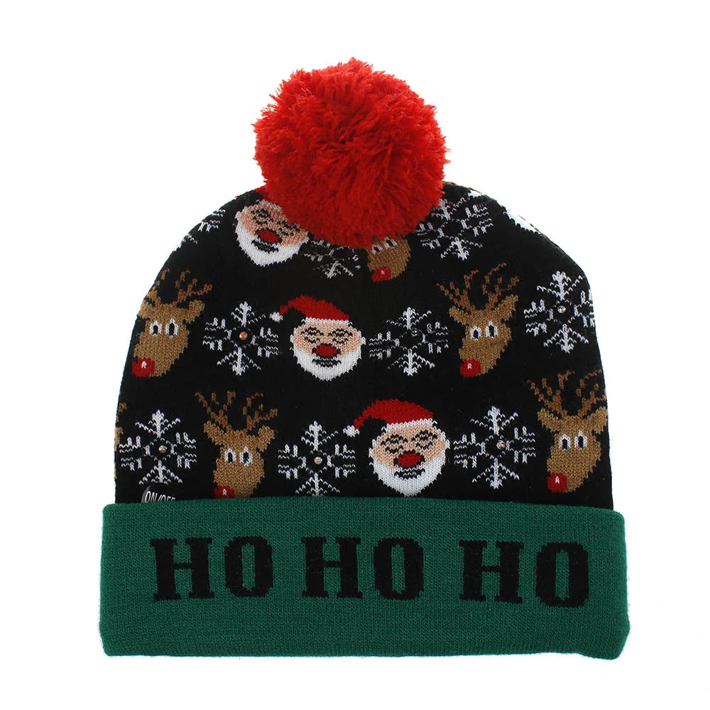 GlowMerry Christmas Beanie
