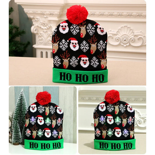 GlowMerry Christmas Beanie