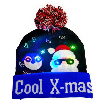 GlowMerry Christmas Beanie