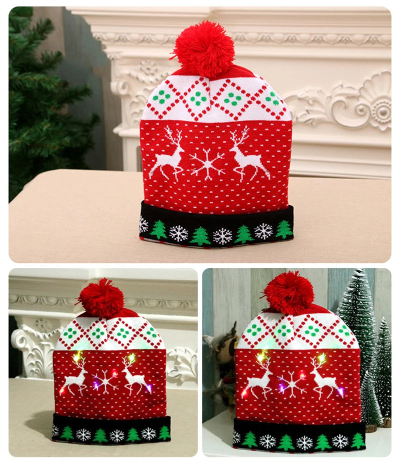 GlowMerry Christmas Beanie