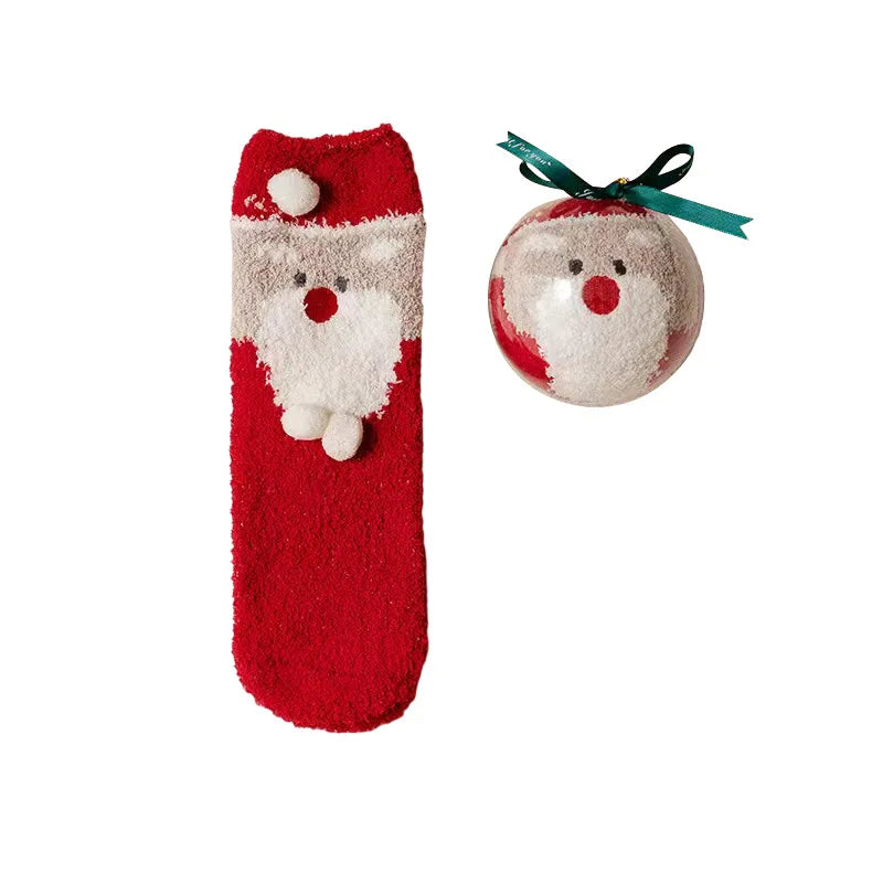 SantaSnuggle™ Plush Ball Socks