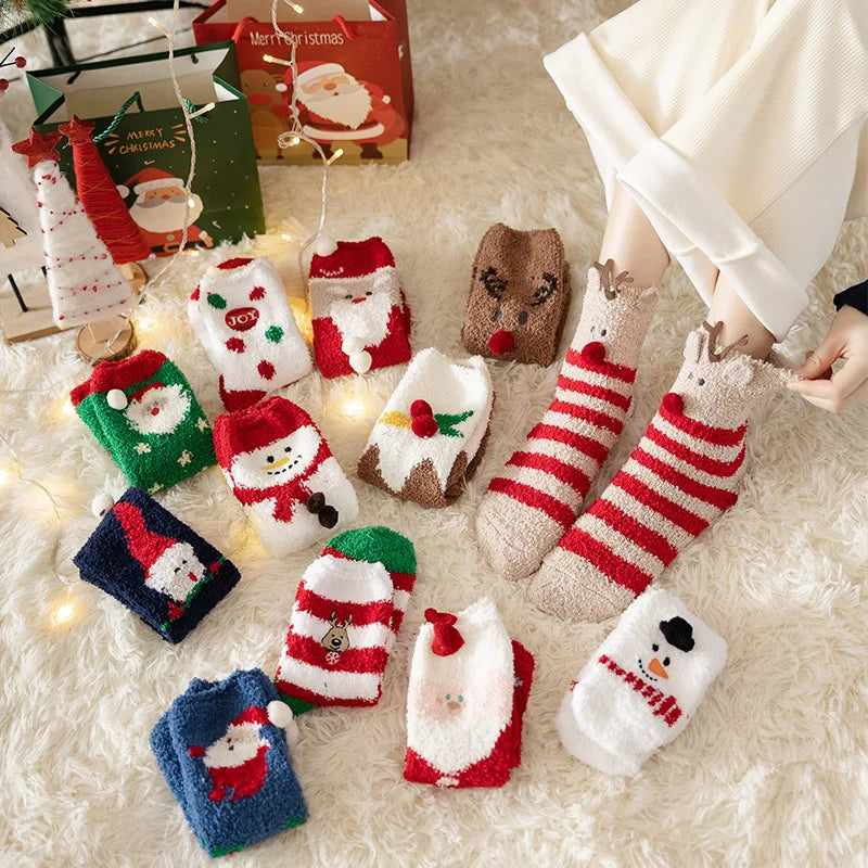 SantaSnuggle™ Plush Ball Socks