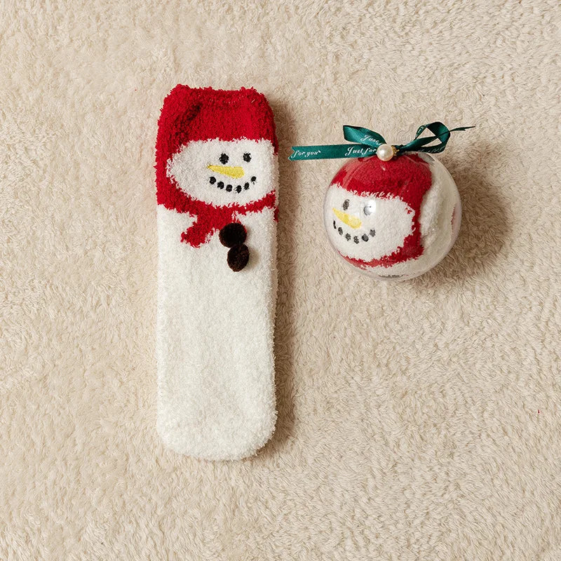 SantaSnuggle™ Plush Ball Socks