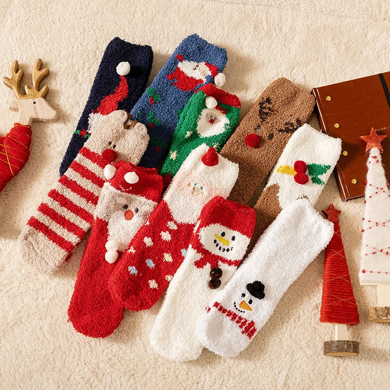 SantaSnuggle™ Plush Ball Socks