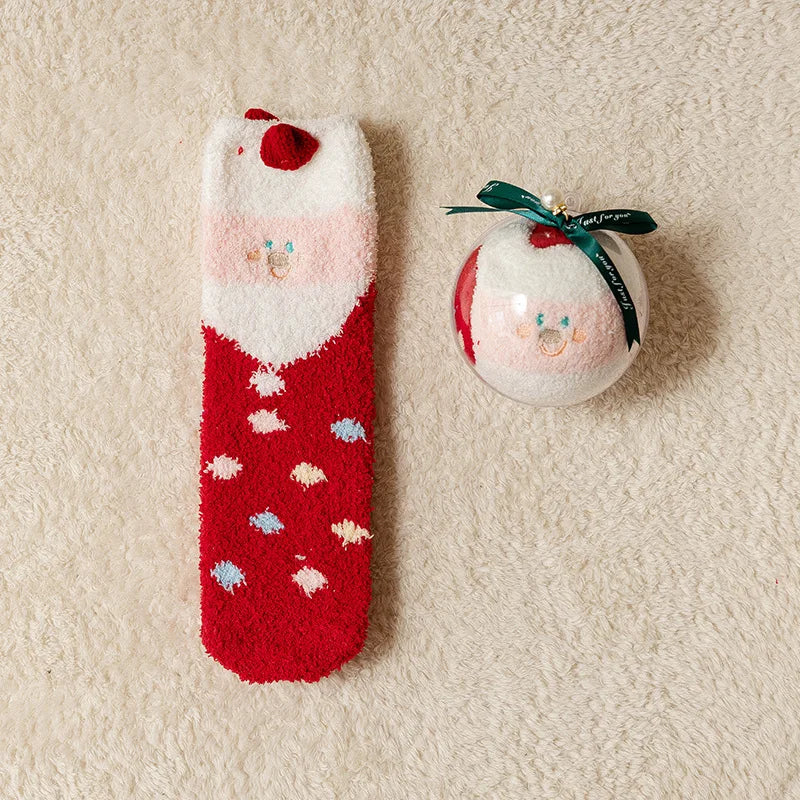 SantaSnuggle™ Plush Ball Socks
