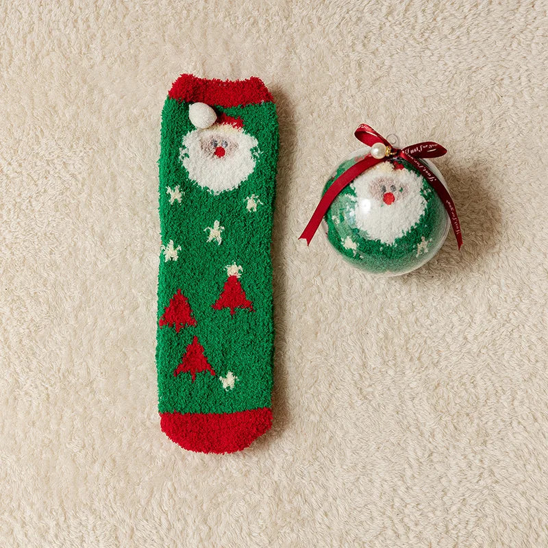SantaSnuggle™ Plush Ball Socks