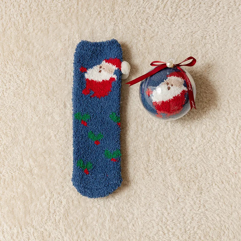 SantaSnuggle™ Plush Ball Socks