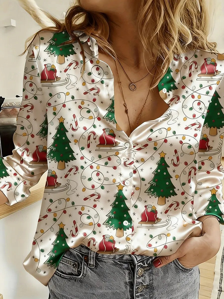 SantaChic™ Holiday Blouse