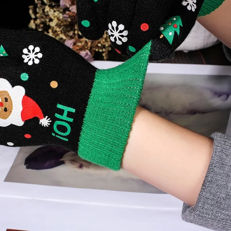 JingleKnit™ Snow Gloves