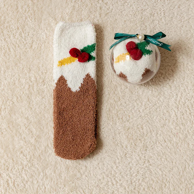 SantaSnuggle™ Plush Ball Socks