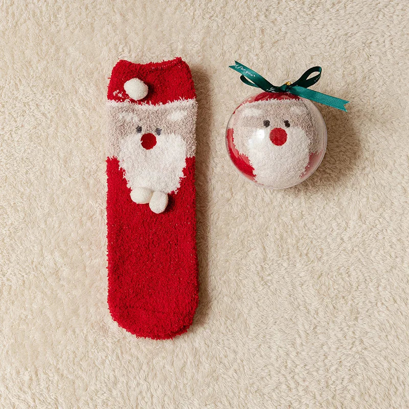 SantaSnuggle™ Plush Ball Socks