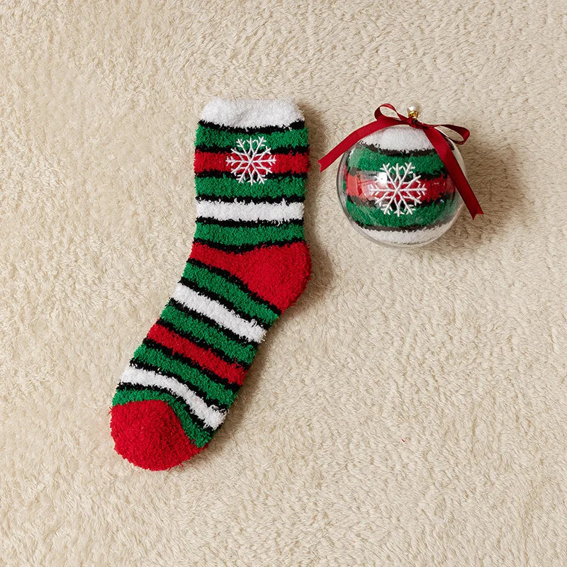 SantaSnuggle™ Plush Ball Socks