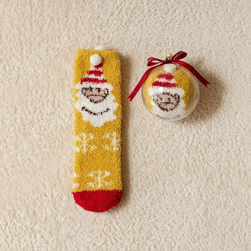 SantaSnuggle™ Plush Ball Socks
