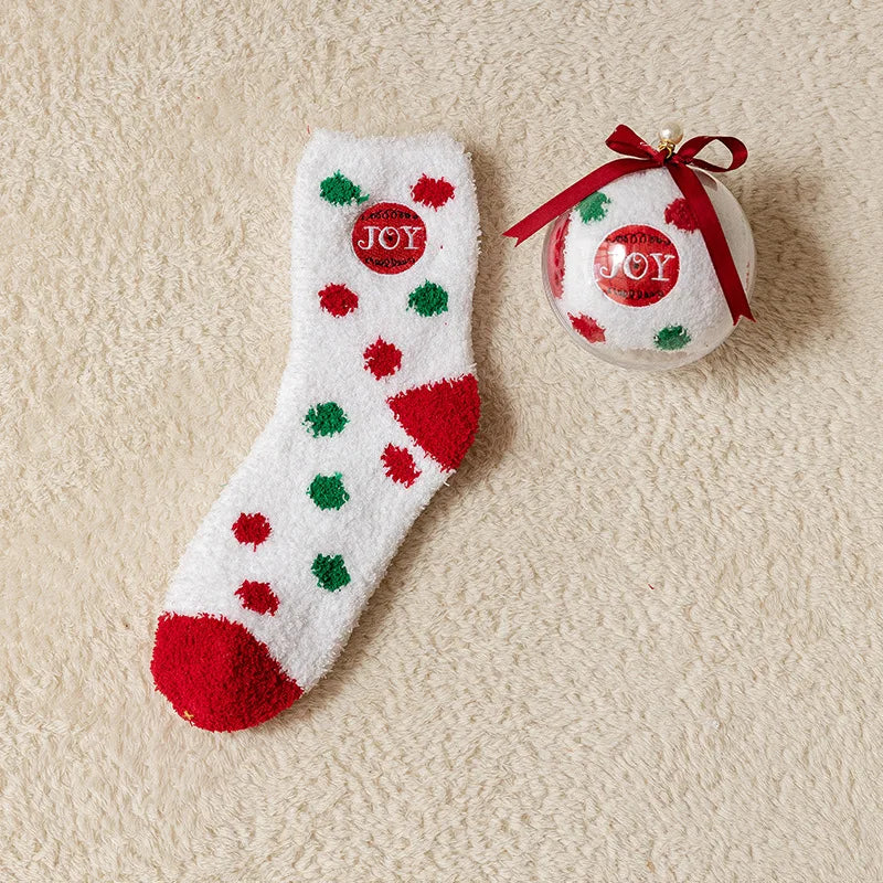 SantaSnuggle™ Plush Ball Socks