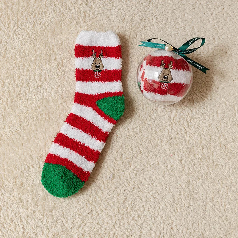 SantaSnuggle™ Plush Ball Socks